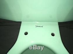 Vtg Mid Century Jadeite Ming Green Porcelain Toilet Standard WE SHIP 403-19E