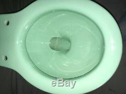 Vtg Mid Century Jadeite Ming Green Porcelain Toilet Standard WE SHIP 403-19E