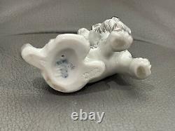 Vtg Royal Vienna Porcelain Augarten Wien White Terrier Dog Puppy Figurine