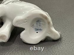 Vtg Royal Vienna Porcelain Augarten Wien White Terrier Dog Puppy Figurine