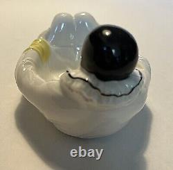 Vtg Sitzendorf Porcelain Art Deco Pierrot Clown Pin Or Trinket Dresser Dish