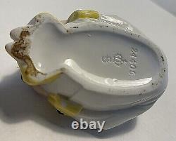 Vtg Sitzendorf Porcelain Art Deco Pierrot Clown Pin Or Trinket Dresser Dish