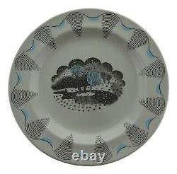 WEDGWOOD China Ravilious TRAVEL Pattern Tea Plate / Plates 7 (Snow)