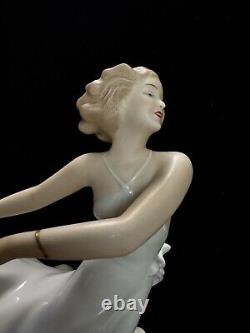 Wallendorf Dancing Ballerina Porcelain Figurine