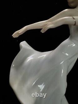 Wallendorf Dancing Ballerina Porcelain Figurine