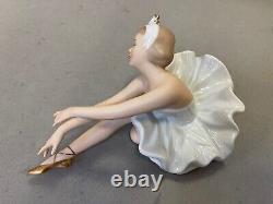 Wallendorf/Vintage German Porcelain Ballerina Swan