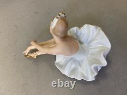 Wallendorf/Vintage German Porcelain Ballerina Swan