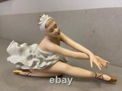 Wallendorf/Vintage German Porcelain Ballerina Swan