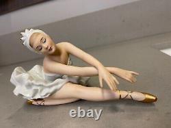 Wallendorf/Vintage German Porcelain Ballerina Swan