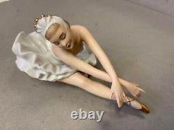 Wallendorf/Vintage German Porcelain Ballerina Swan