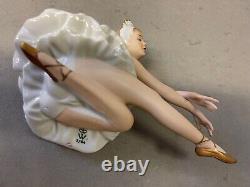 Wallendorf/Vintage German Porcelain Ballerina Swan