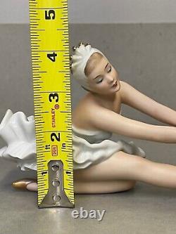 Wallendorf/Vintage German Porcelain Ballerina Swan