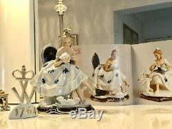 Wallendorf porcelain figurine Bouquet Germany Schaubach Kunst ballerina dancer