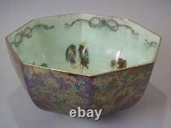 Wedgwood Fairyland Lustre Octagonal Bowl'Firbolgs