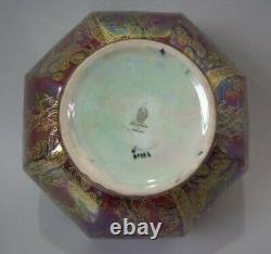 Wedgwood Fairyland Lustre Octagonal Bowl'Firbolgs