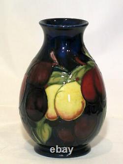 William Moorcroft Wisteria Plum 6 Inch Vase