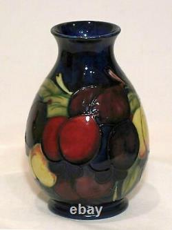 William Moorcroft Wisteria Plum 6 Inch Vase