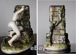 X-RARE Dressel Kister Porcelain Nude Figurine detachable bathing beauty at well