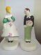 Xxi # 77 Vintage Antique Porcelain Figurines Set Couple Art Deco Love Romance
