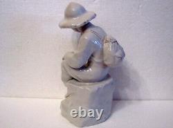 Young Geologist Vintage USSR Russian Amazing Art Deco Polonne Porcelain Figurine