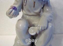 Young Geologist Vintage USSR Russian Amazing Art Deco Polonne Porcelain Figurine