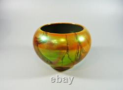 Zsolnay, Art Deco Green Eosin Glaze Plant Holder Pot, Antique Porcelain! (i153)