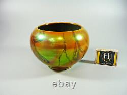 Zsolnay, Art Deco Green Eosin Glaze Plant Holder Pot, Antique Porcelain! (i153)