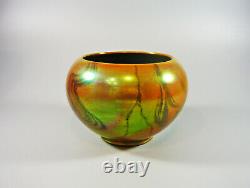 Zsolnay, Art Deco Green Eosin Glaze Plant Holder Pot, Antique Porcelain! (i153)