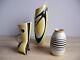 Zsolnay Art Deco Retro Porcelain Vases (3 Pieces)